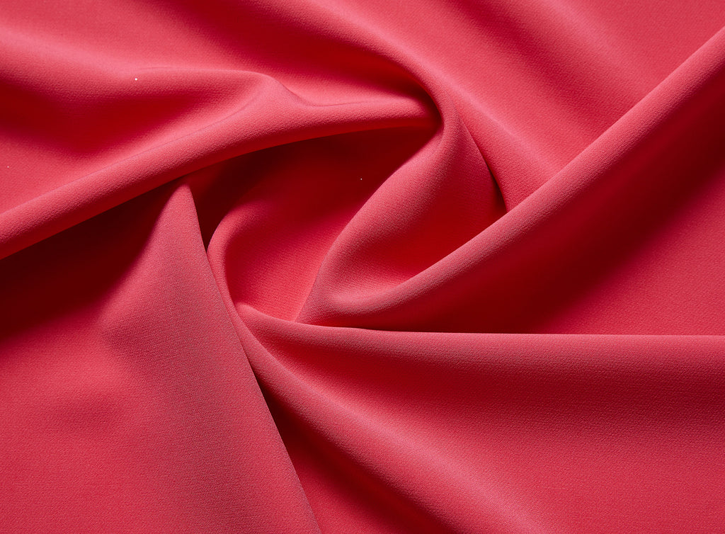 ROSE HANA/DK PINK HANA | 23134 - SETH DOUBLE FACE CONTRAST COLOR CREPE - Zelouf Fabrics