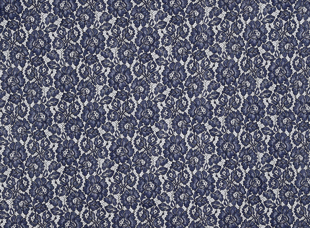 FEATHER INK | 23155 - EAMON FLOWER LACE - Zelouf Fabrics