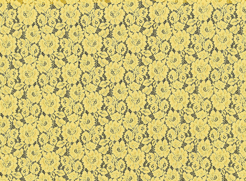 YELLOW DREAM | 23155 - EAMON FLOWER LACE - Zelouf Fabrics