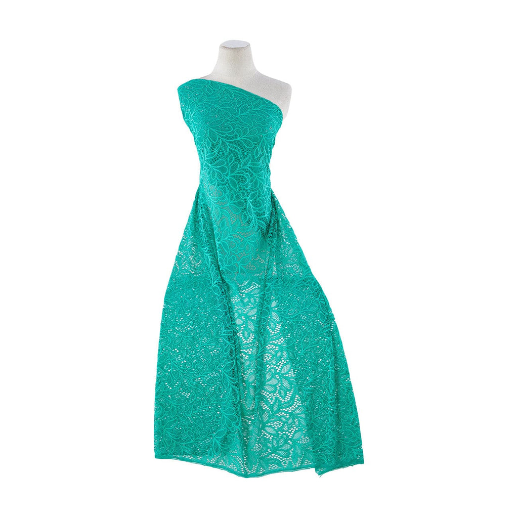 HENNA FLORAL LACE  | 23232 ESSENTIAL EMERALD - Zelouf Fabrics
