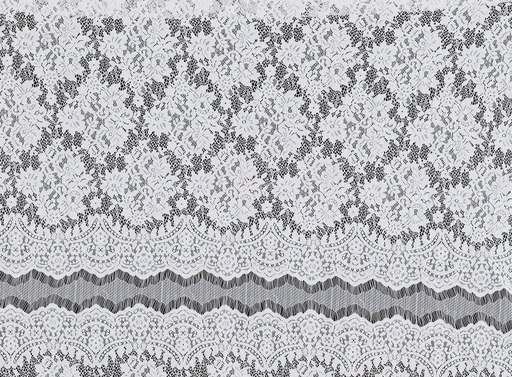 UTOPIA FLORAL LACE  [BY PANEL 2YRD]  | 23233  - Zelouf Fabrics