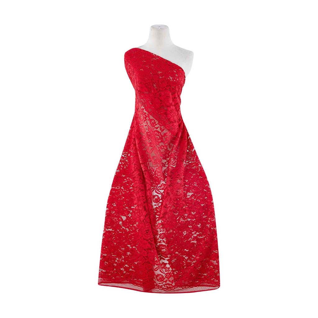 TASHA FLORAL LACE | 23234 AUDACIOUS RED - Zelouf Fabrics