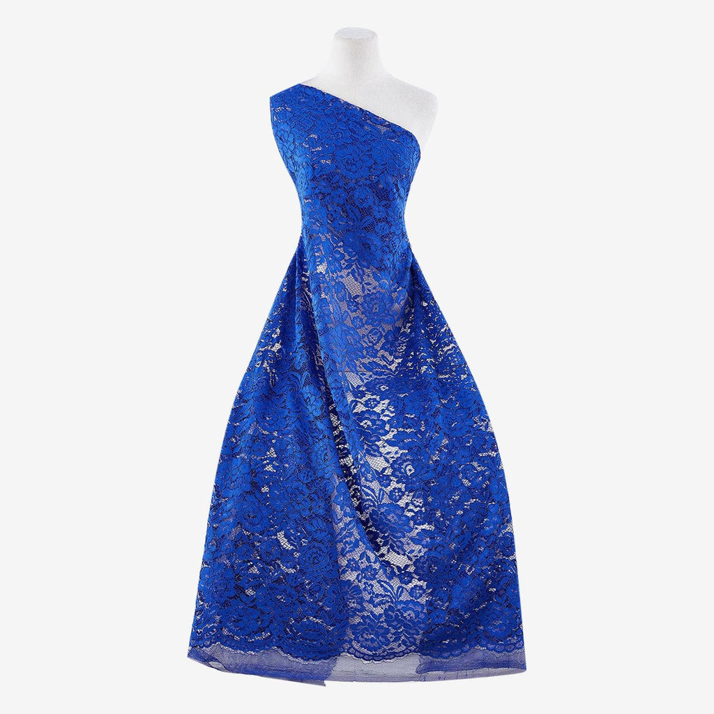 AUDACIOUS ROYAL | 23234-BLUE - TASHA FLOWER LACE - Zelouf Fabric