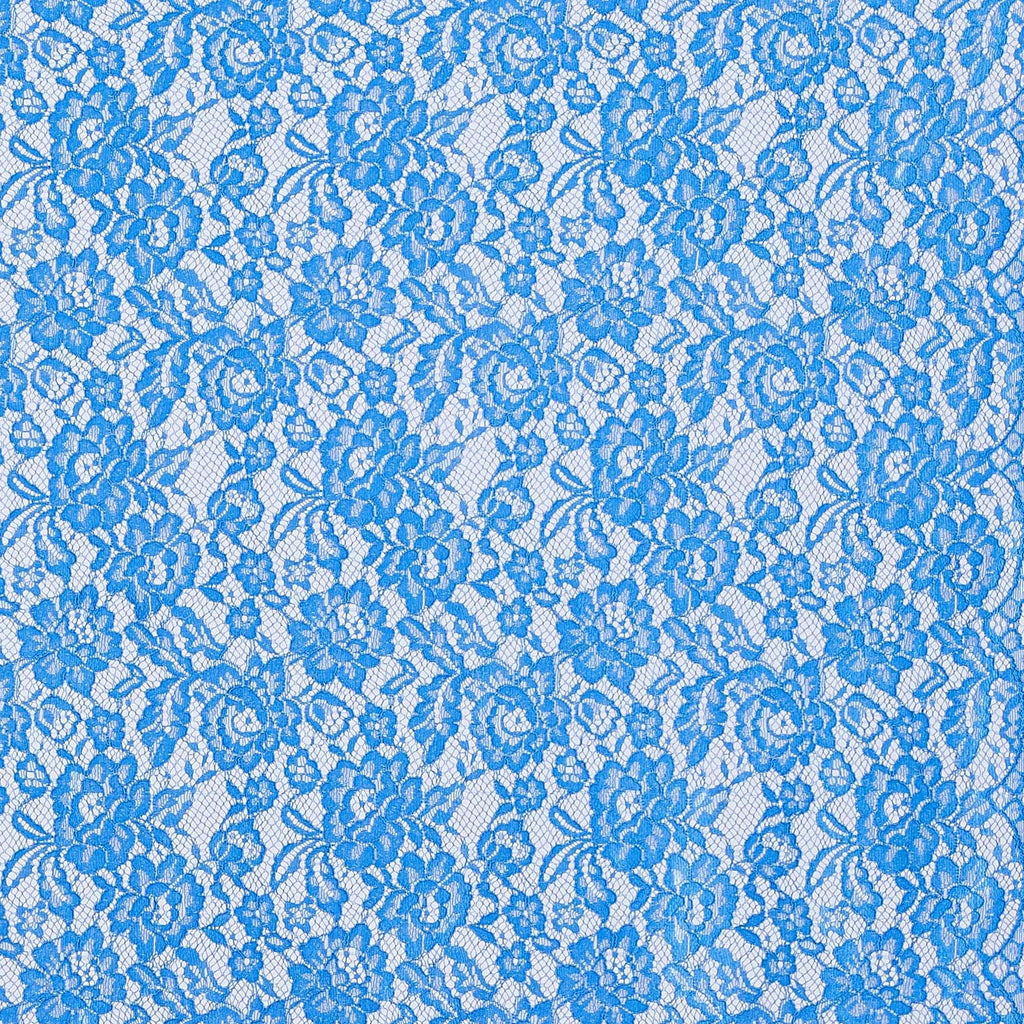 BLUEBERRY SUGAR | 23234-BLUE - TASHA FLOWER LACE - Zelouf Fabric