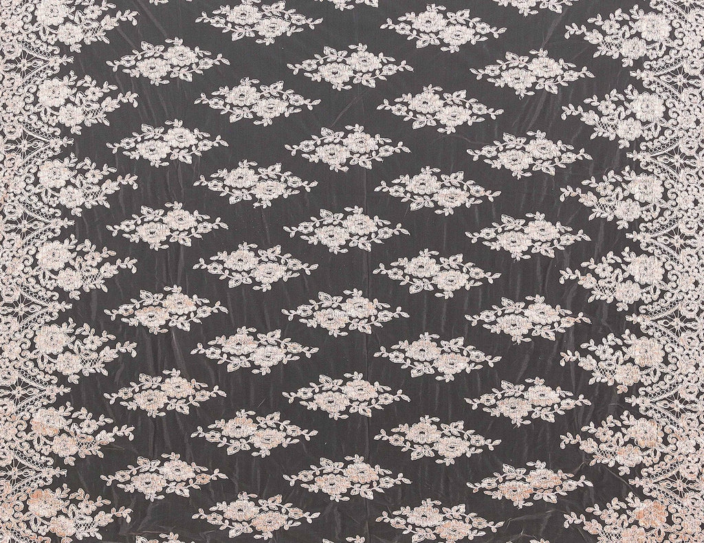 SHELL DREAM | 23234-PINK - TASHA FLOWER LACE - Zelouf Fabric