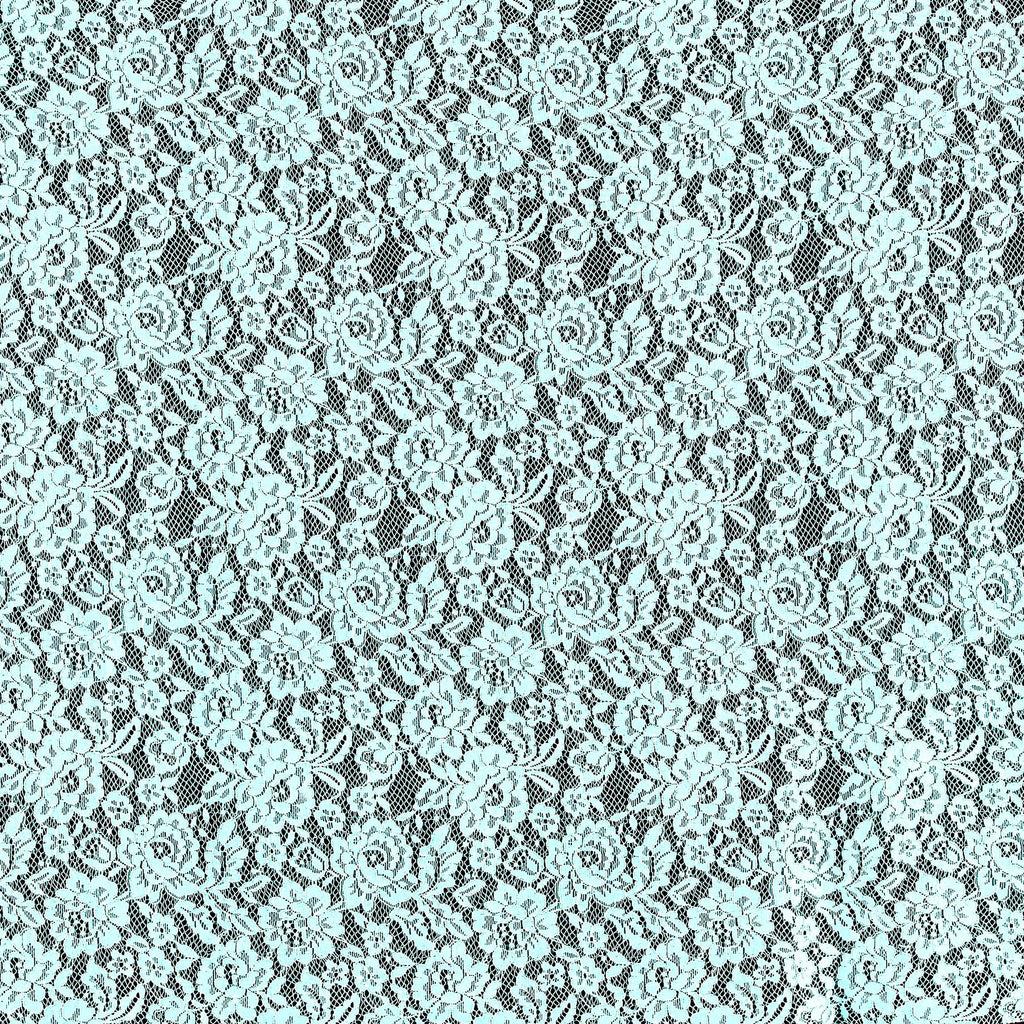 S MINT | 23234-BLUE - TASHA FLOWER LACE - Zelouf Fabric