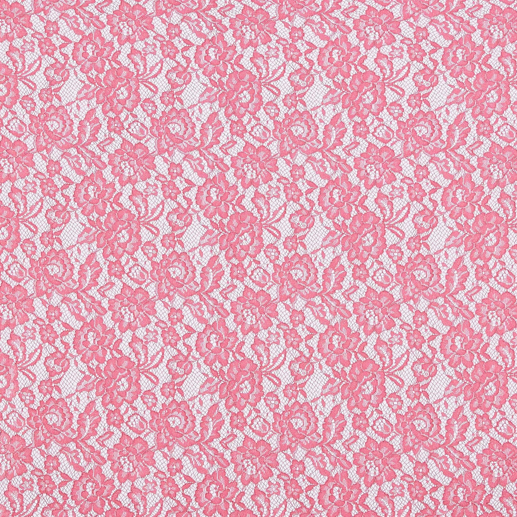 STRAWBERRY SUGAR | 23234-PINK - TASHA FLOWER LACE - Zelouf Fabric