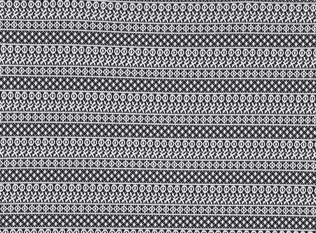 BLACK/IVORY | 23249 - HIGHER BOND LACE - Zelouf Fabrics