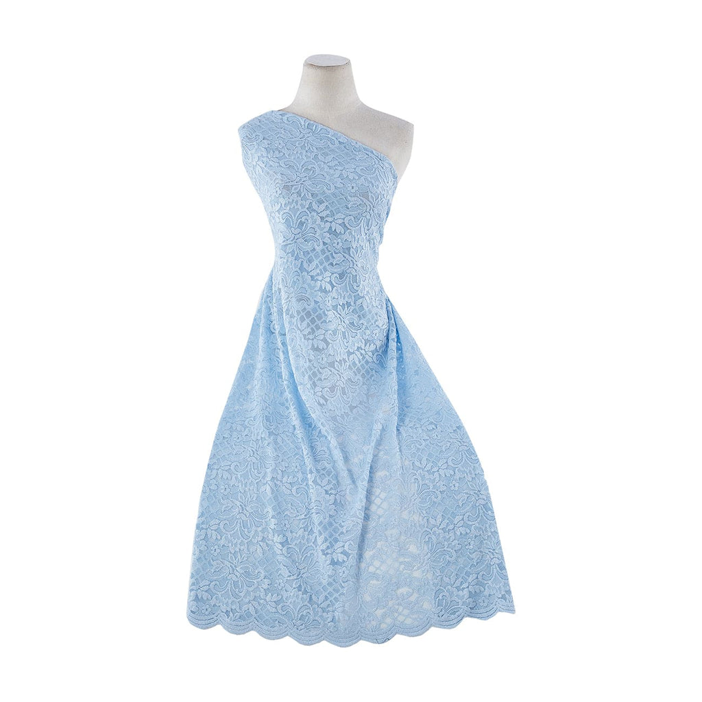 SKY SUNRISE | 23274-GLIT - TITAN FLORAL STRETCH LACE W/GLITTER - Zelouf Fabrics