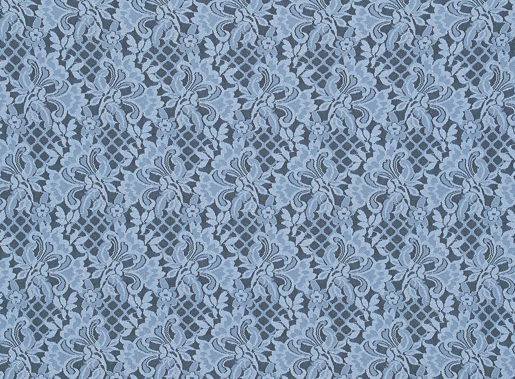 SKY SUNRISE | 23274-GLIT - TITAN FLORAL STRETCH LACE W/GLITTER - Zelouf Fabrics