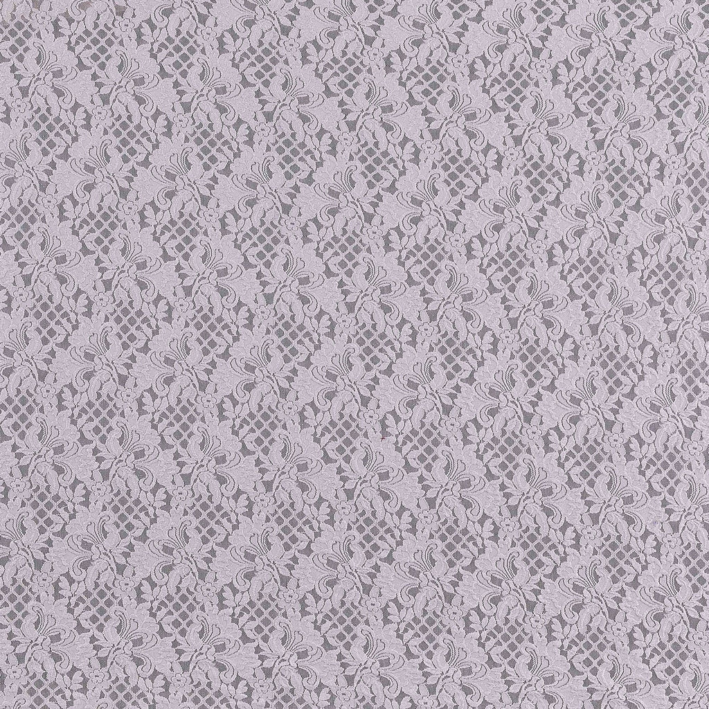 ELEGANT STORM | 23274SC-GLIT-GREY - TITAN FLORAL STRETCH GLITTER LACE SCALLOP - Zelouf Fabrics