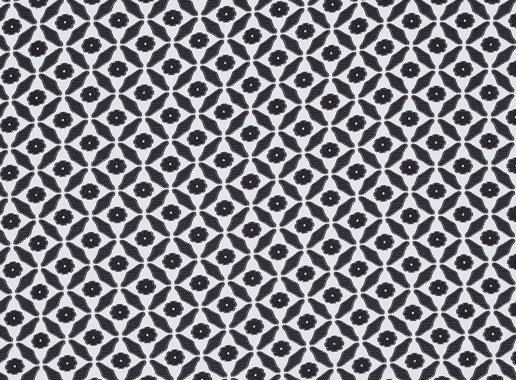 FLORAL ORGANZA W/ METALLIC YARN  | 23283  - Zelouf Fabrics