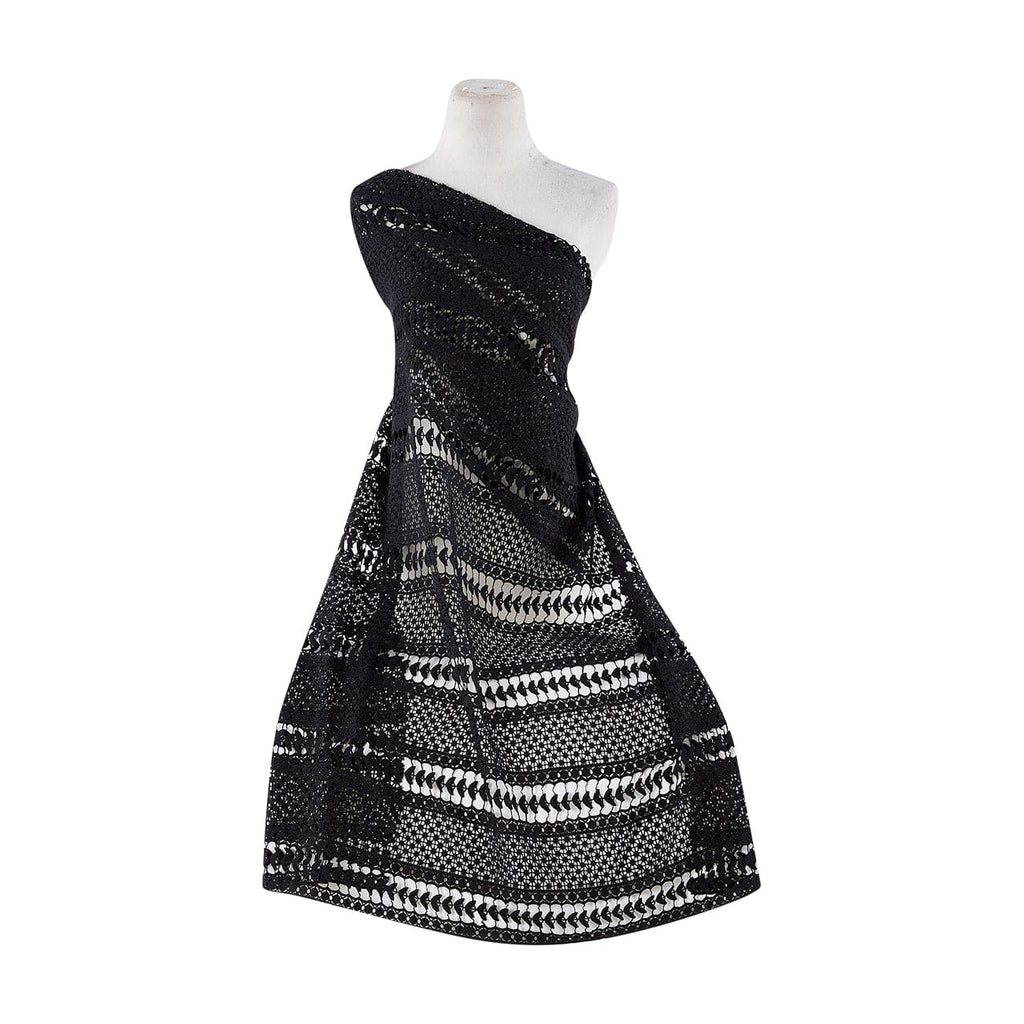 ETRO CROCHET LACE  | 23356 BLACK - Zelouf Fabrics