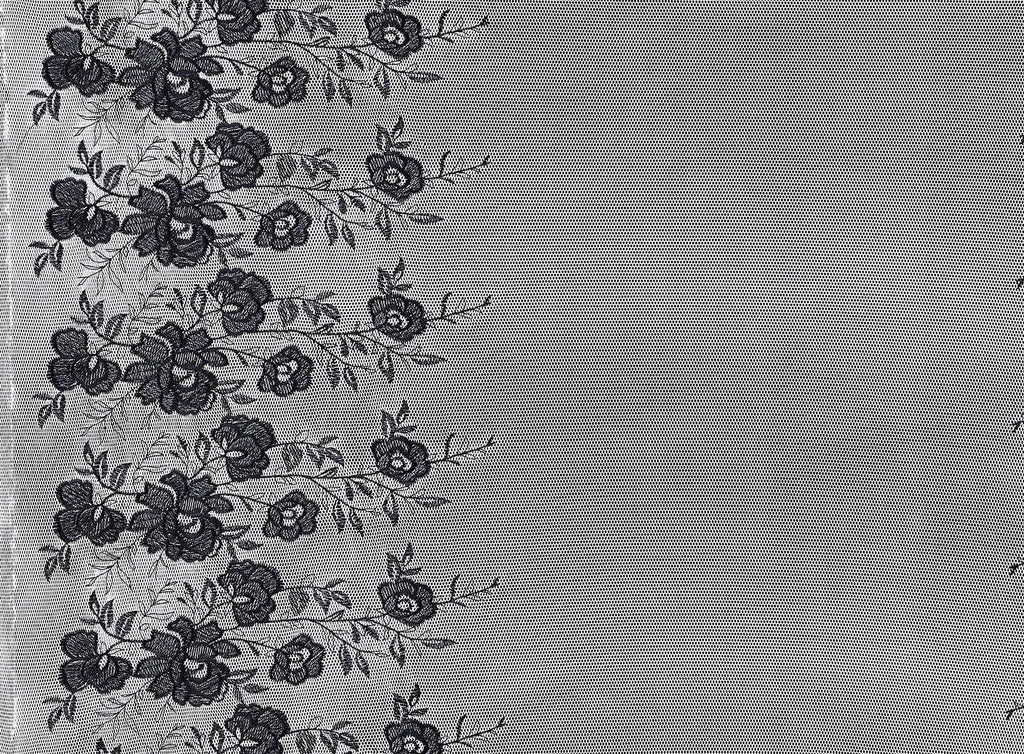 BARE FLOWERS ON 3D MESH  | 23365  - Zelouf Fabrics