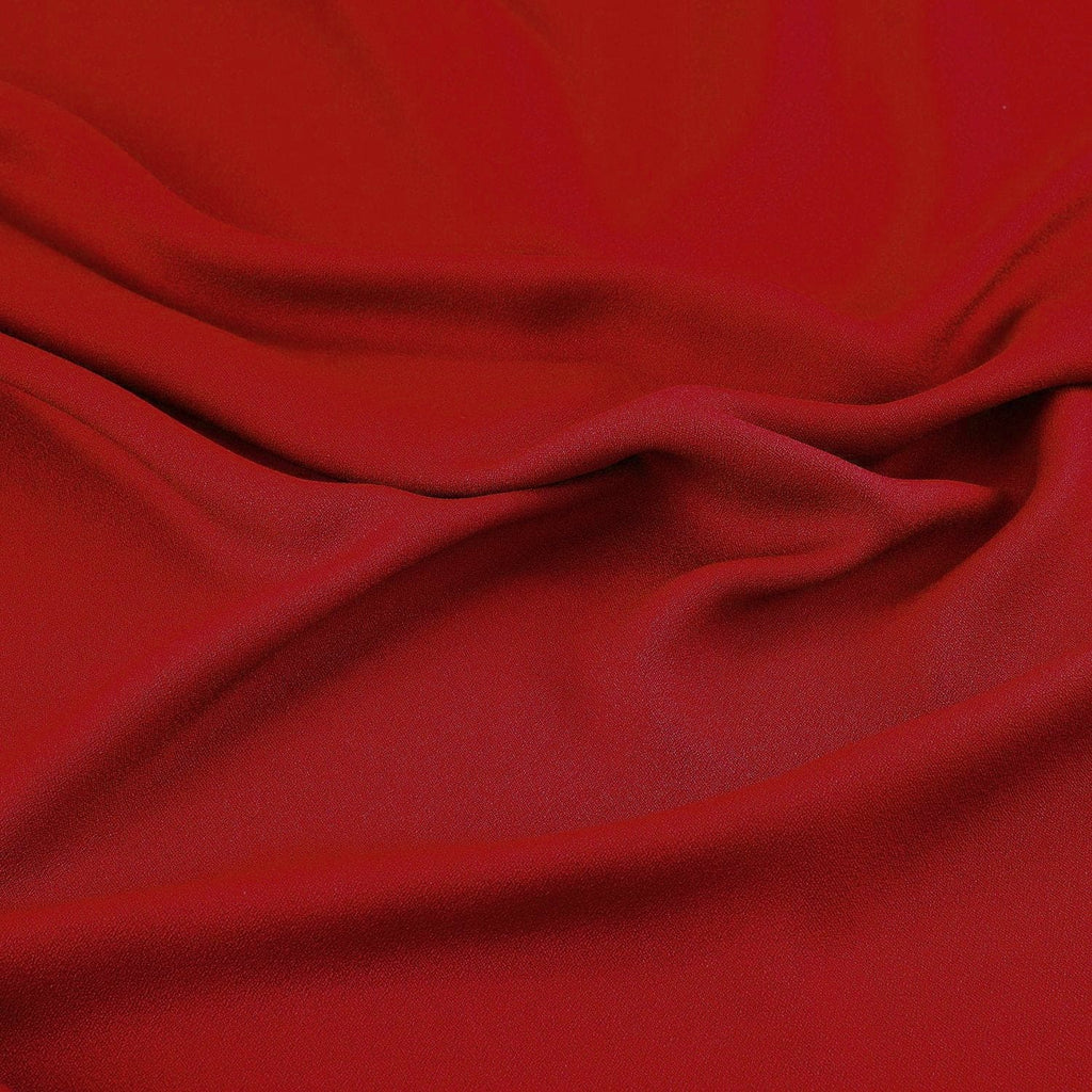 MAJESTIC SCARLET | 23434-RED - CREPE BACK SATIN - Zelouf Fabrics