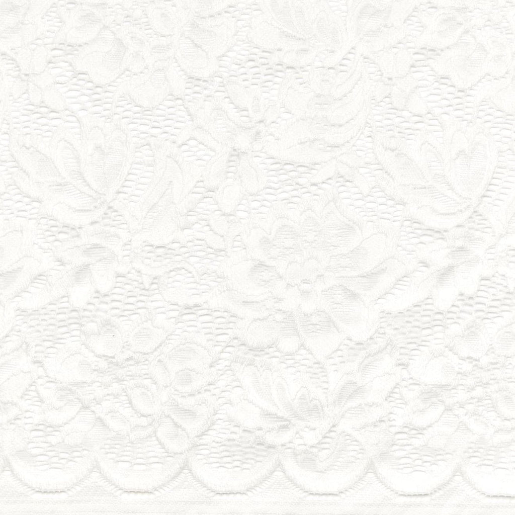 IVORY | 23441 - GIAN FLORAL LACE - Zelouf Fabrics
