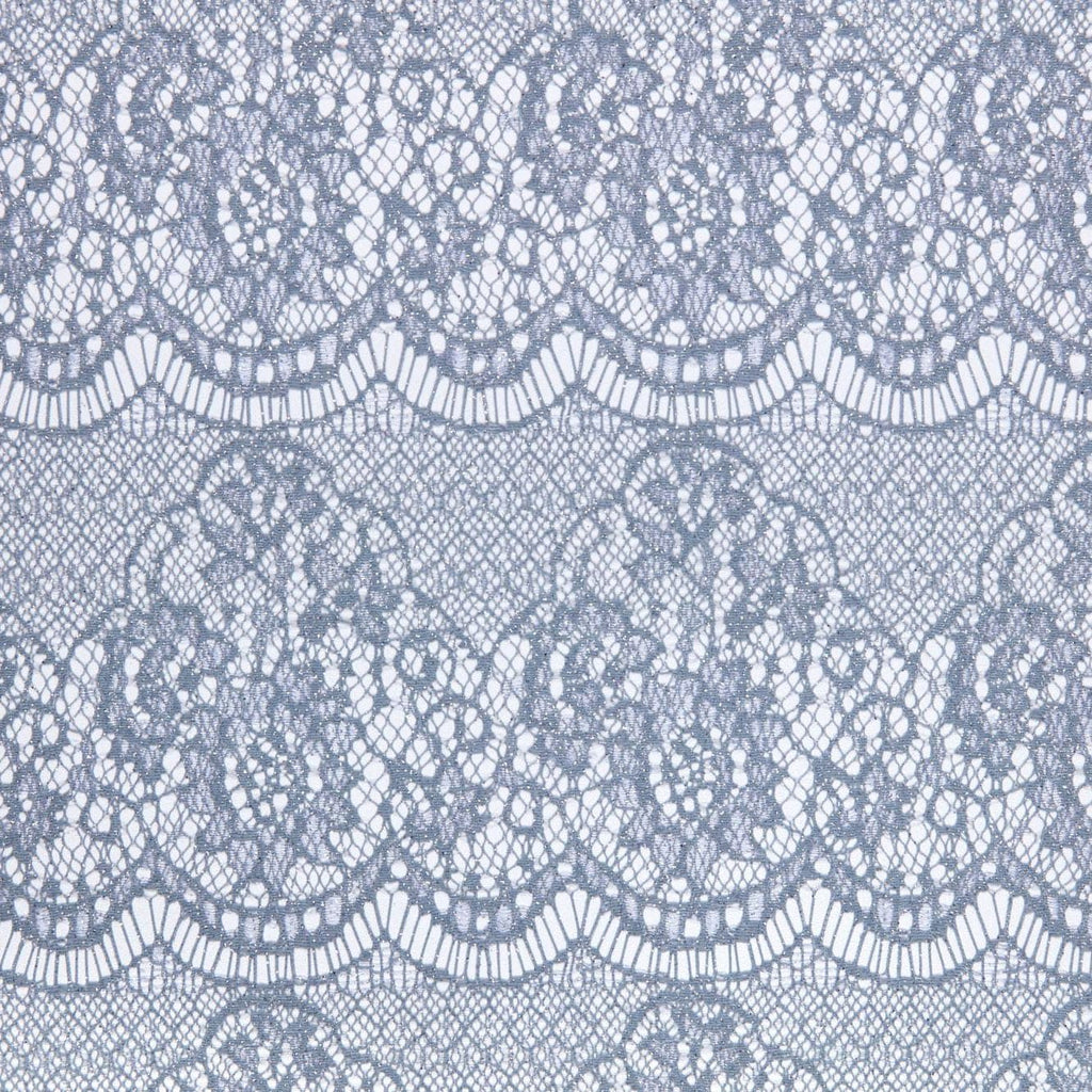 CHAMBRAY MUSE | 23585-GLIT-BROWN - SONNY GLITTER FLORAL LACE - Zelouf Fabrics