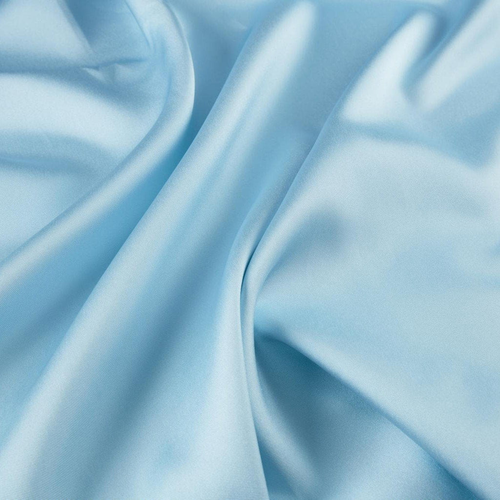 AQUA WING | 23595-BLUE - LOUIE SATIN TWILL - Zelouf Fabrics