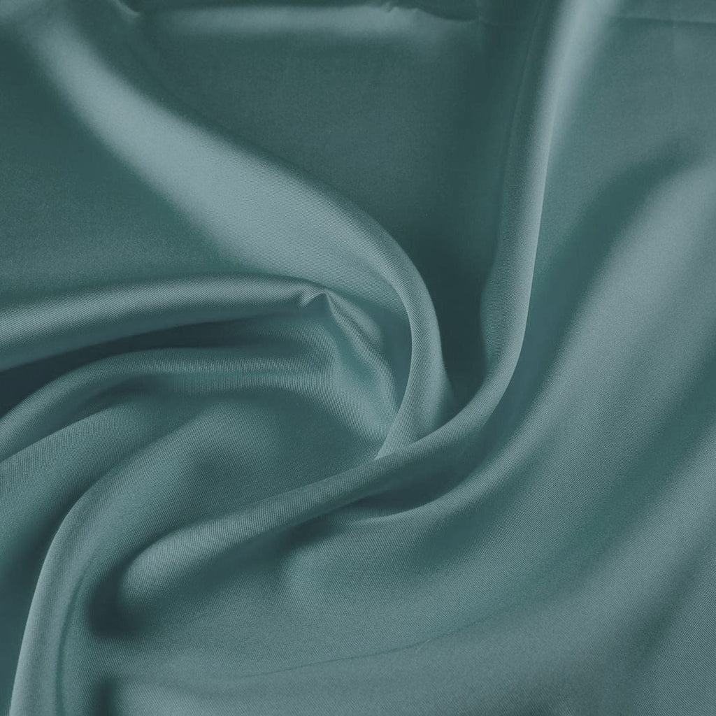 MIKADO TWILL SATIN| 23595 AQUA BLISS - Zelouf Fabrics