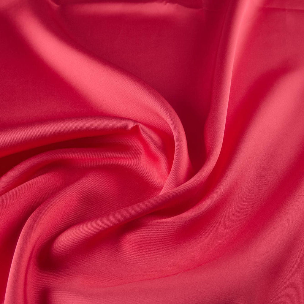 MIKADO TWILL SATIN | 23595 BRILLIANT CHERR - Zelouf Fabrics