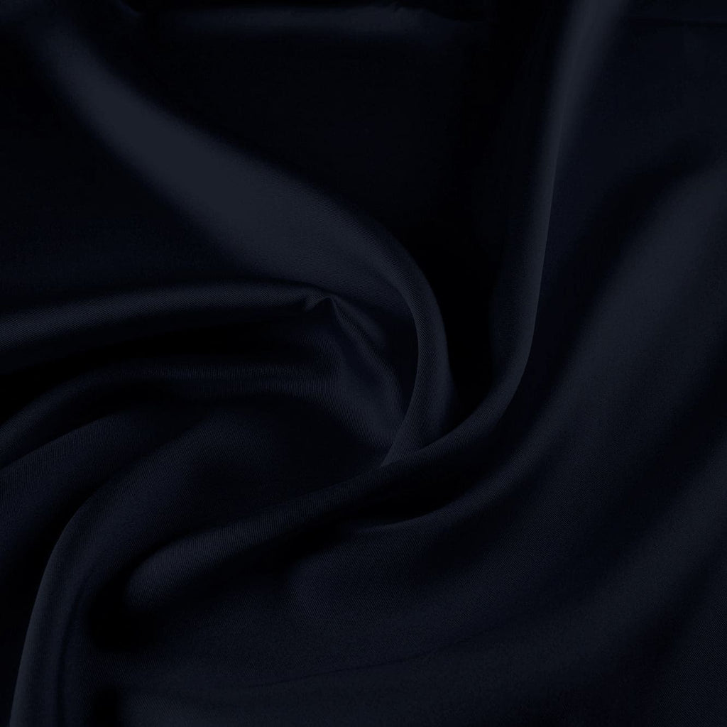 LUSCIOUS NAVY | 23595-BLUE - LOUIE SATIN TWILL - Zelouf Fabrics