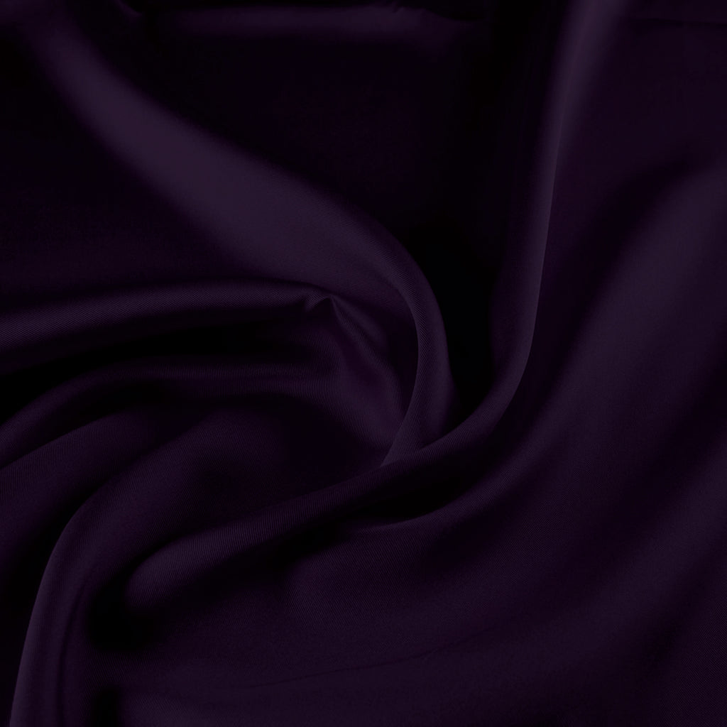 LUSCIOUS PLUM | 23595-PURPLE - LOUIE SATIN TWILL - Zelouf Fabrics