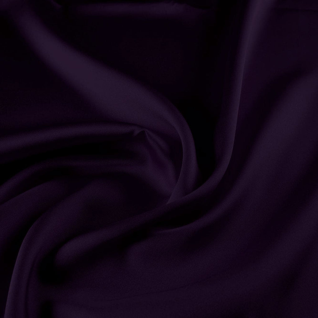MIKADO TWILL SATIN | 23595 LUSCIOUS PLUM - Zelouf Fabrics