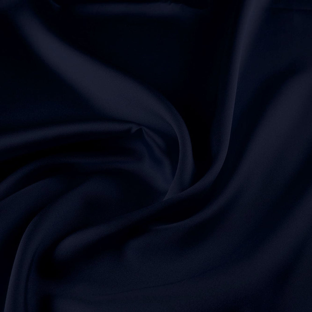 MIKADO TWILL SATIN | 23595 NAVY BLISS - Zelouf Fabrics