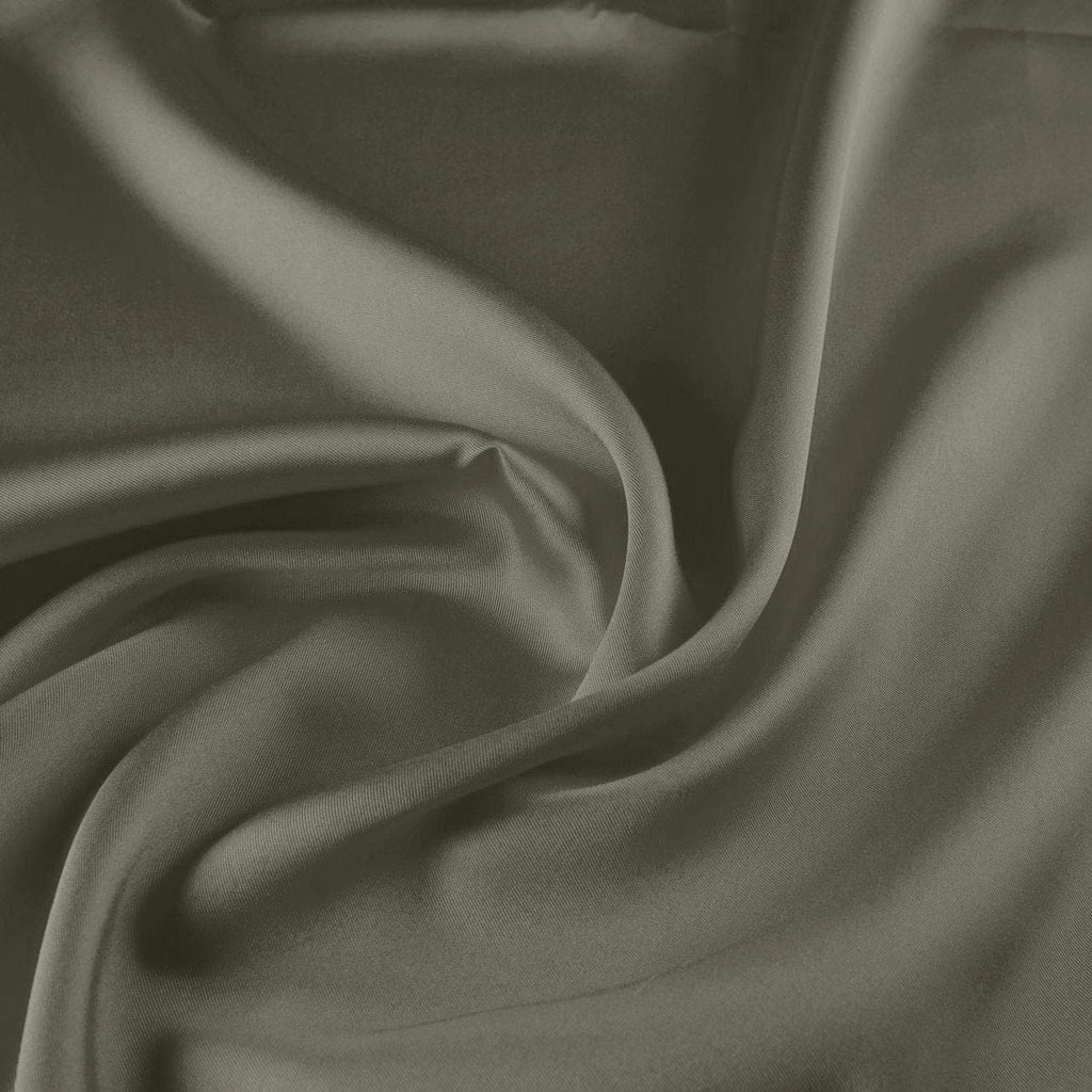 SILVER SHADOW | 23595-SILVER - LOUIE SATIN TWILL - Zelouf Fabrics