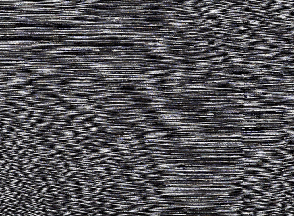 BLACK/SILVER | 23610 - BONITA PLEATED FOIL KNIT - Zelouf Fabrics