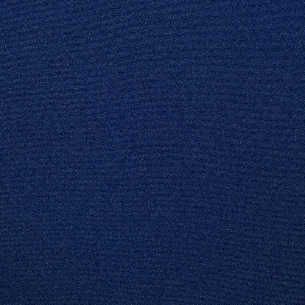 GODDEST BLUE | 23628-BLUE - CALLER STRETCH SATIN BACK CREPE - Zelouf Fabrics