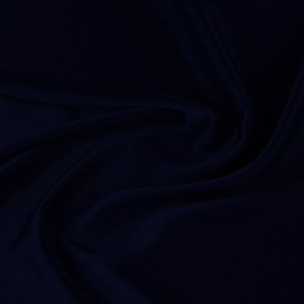 JBS NAVY | 23628-BLUE - CALLER STRETCH SATIN BACK CREPE - Zelouf Fabrics