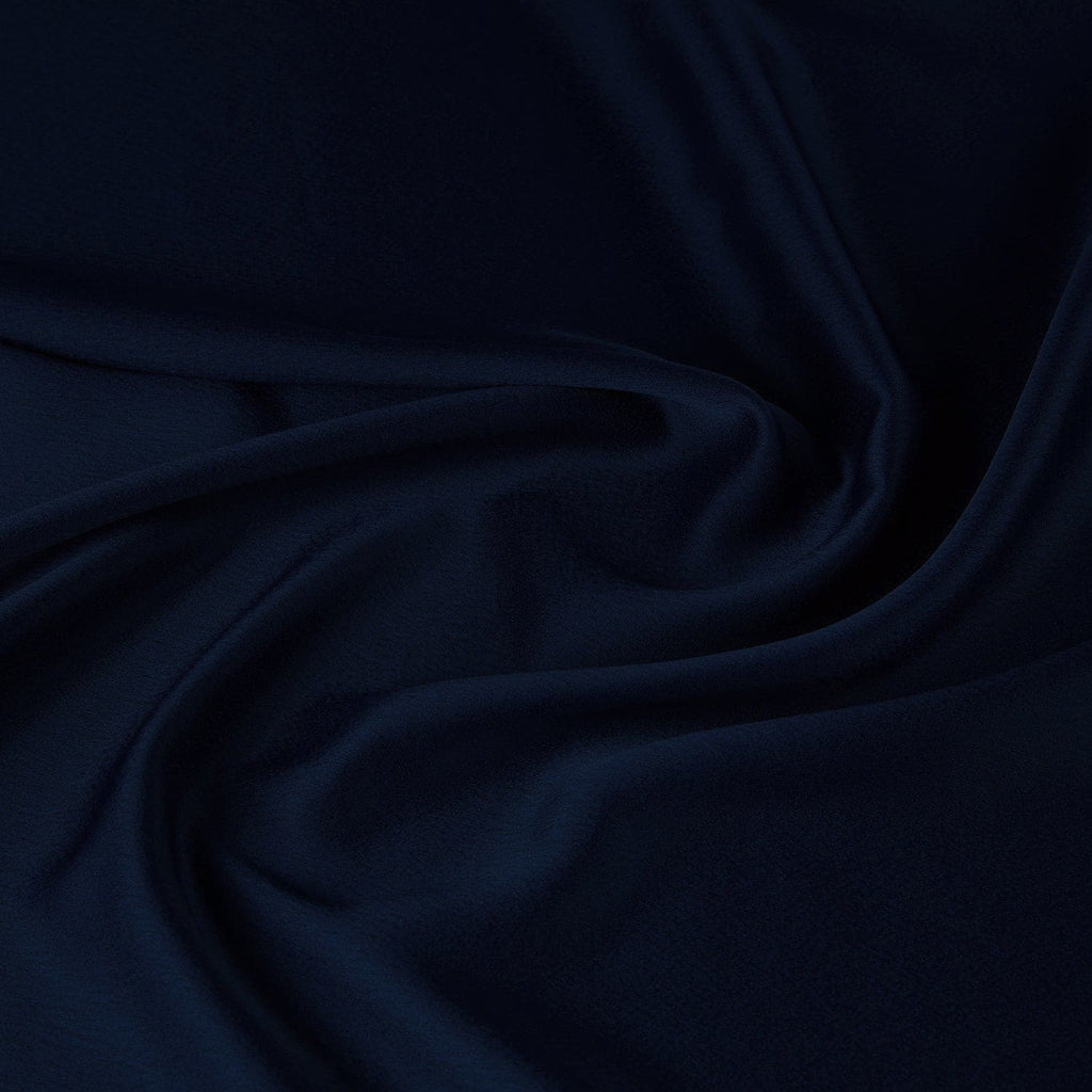 NAVY DELIGHT | 23628-BLUE - CALLER STRETCH SATIN BACK CREPE - Zelouf Fabrics
