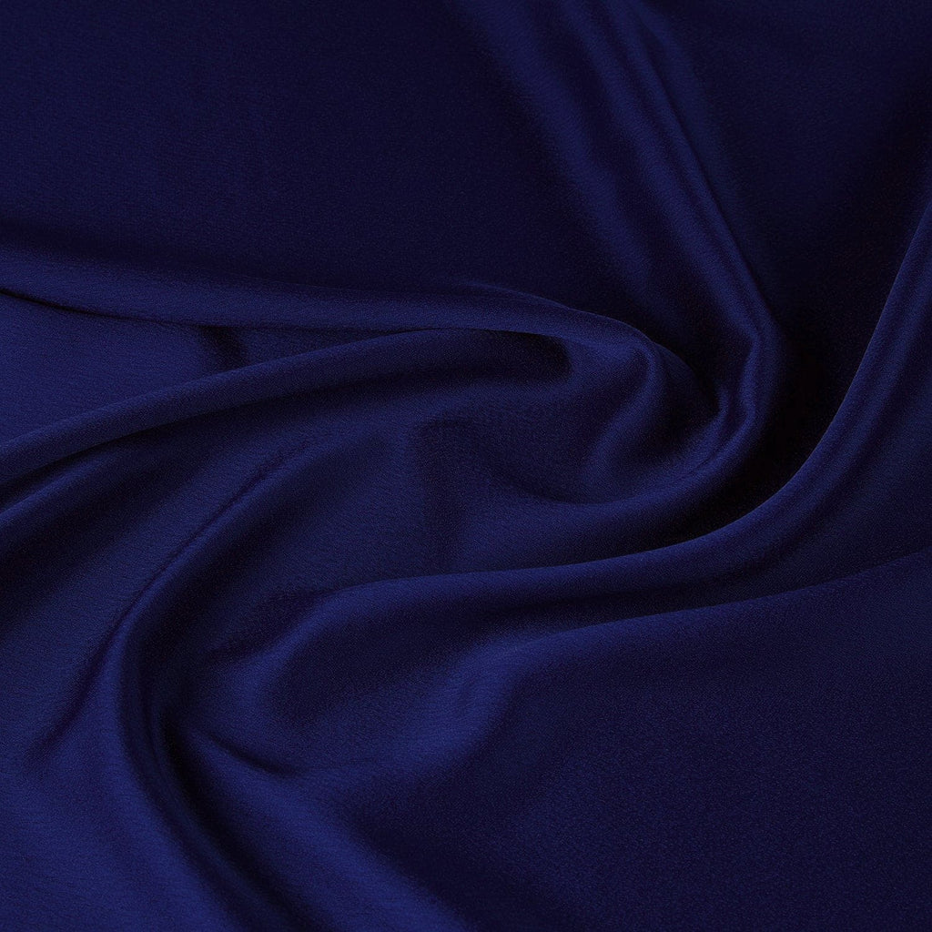 ROYAL HANA | 23628-BLUE - CALLER STRETCH SATIN BACK CREPE - Zelouf Fabrics