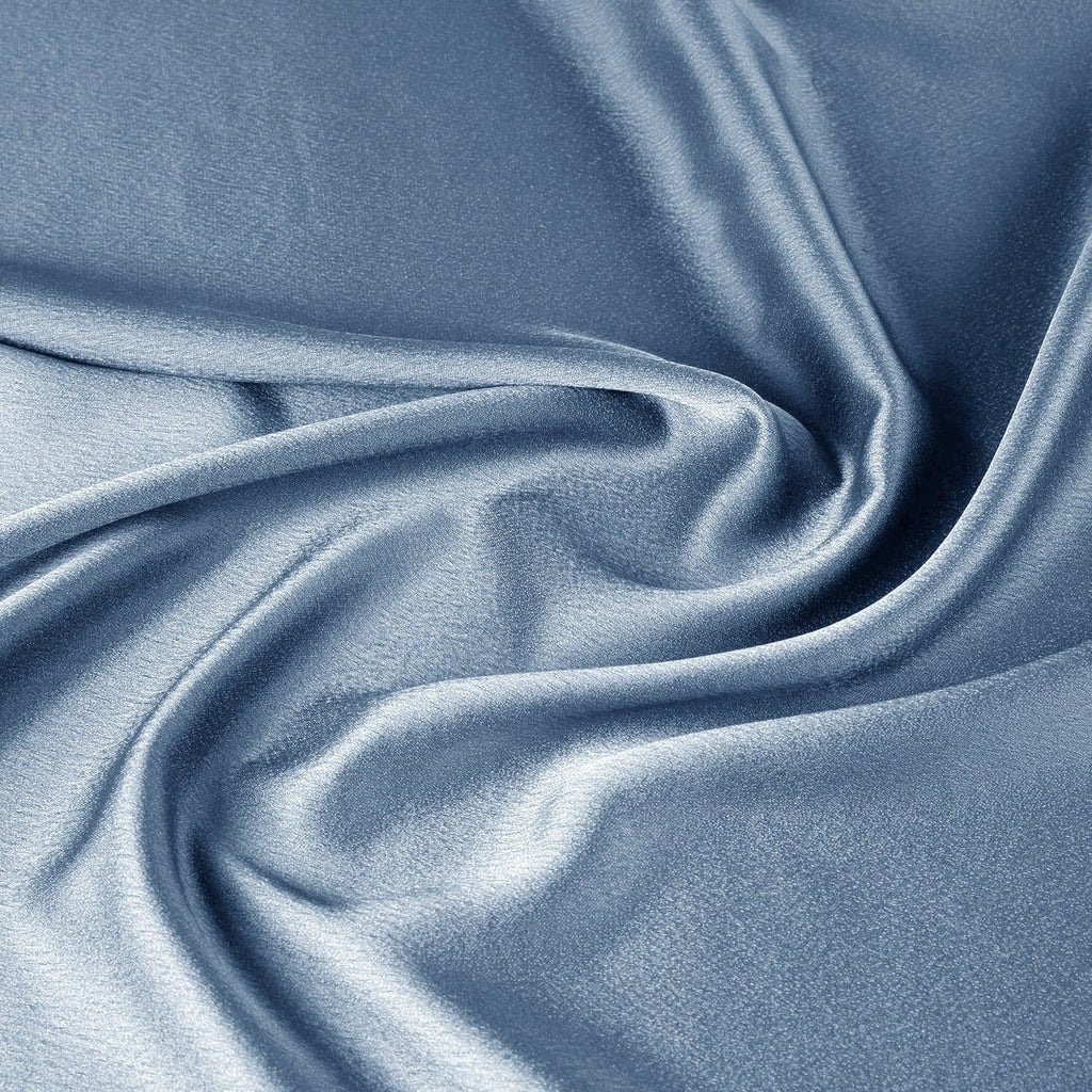 SKY MIST | 23628-BLUE - CALLER STRETCH SATIN BACK CREPE - Zelouf Fabrics