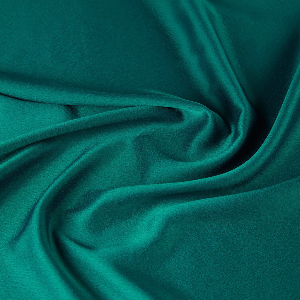 TURQ BLISS | 23628-BLUE - CALLER STRETCH SATIN BACK CREPE - Zelouf Fabrics