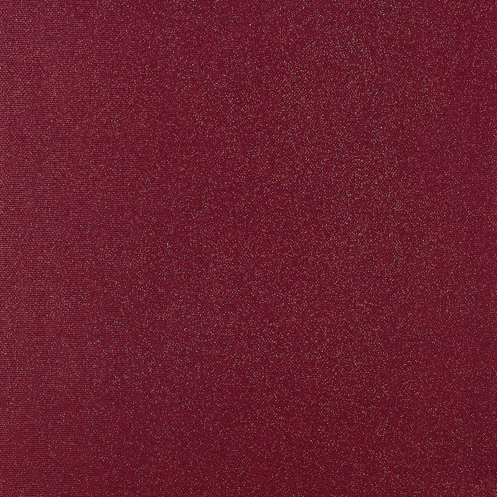 BURGUNDY HONOR | 23671-GLITTER-RED - TY WAFFLE STRETCH KNIT W/ GLITTER - Zelouf Fabrics