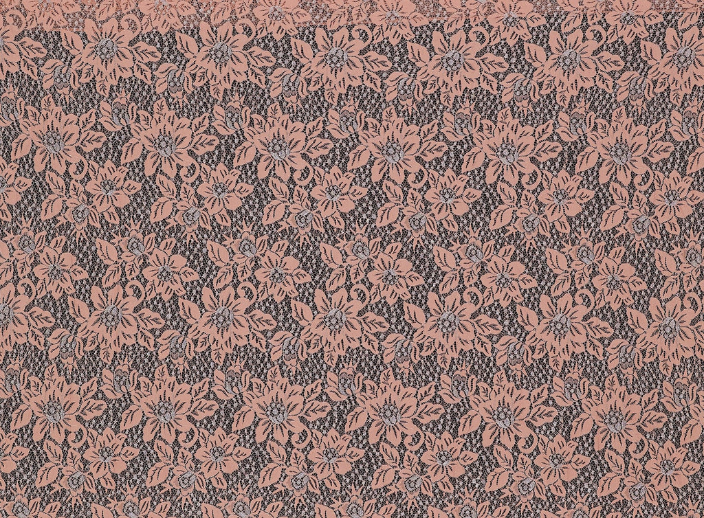 REINY FLORAL METALLIC LACE [By Panel 1 1/2]  | 23704  - Zelouf Fabrics