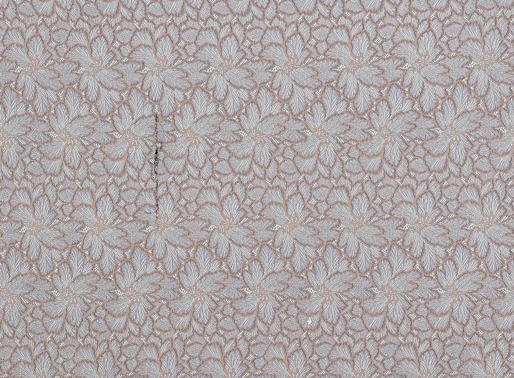 ENCHANTED TAUPE/BLK | 23705 - NOD 2 TONE FLORAL LACE [By Panel 1 1/2y 57"/59"] - Zelouf Fabrics
