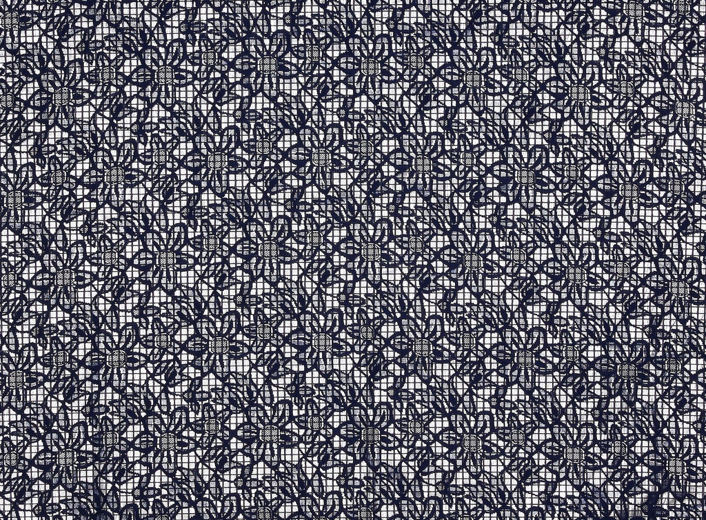 LOWEN FLORAL LACE BONDED SQUARE FOIL KNIT  | 24008  - Zelouf Fabrics