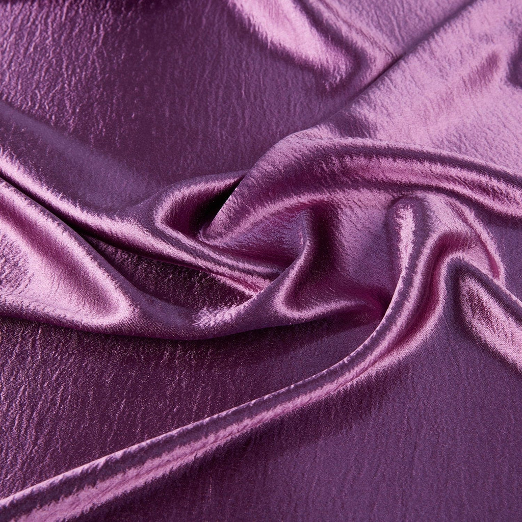 AIRWASHED SATIN | 24105 GRAPE SHADOW - Zelouf Fabrics