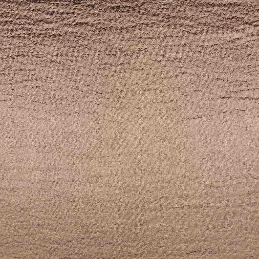 TAUPE SHADOW | 24105-BROWN - AIRWASHED RAYON SATIN SPANDEX - Zelouf Fabrics