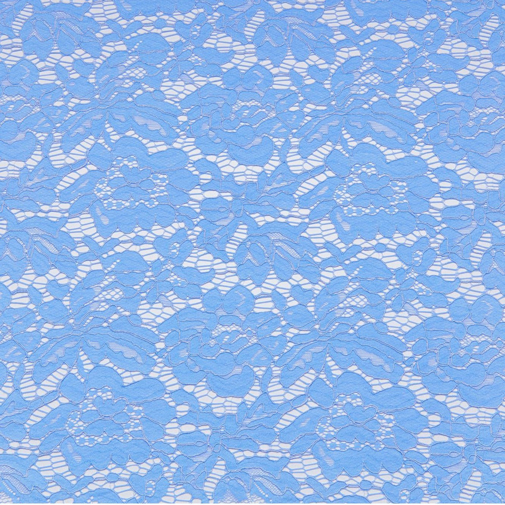 PERI SUNRISE | 24122-BLUE - EVERLY CORDING FLORAL LACE - Zelouf Fabrics