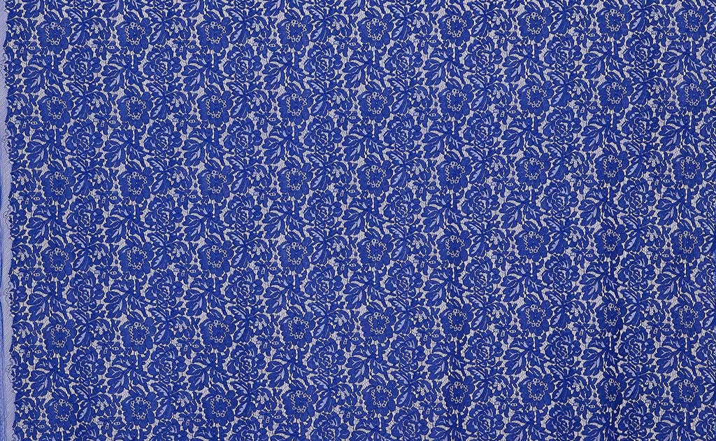 SPRING ROYAL | 24122-BLUE - EVERLY CORDING FLORAL LACE - Zelouf Fabrics