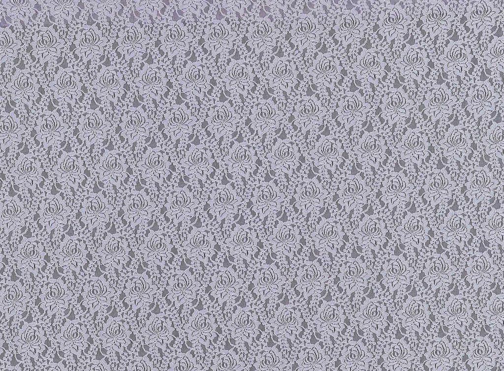 MORE FLORAL LACE GLITTER SCALLOP  | 24149SC-GLITTER STEEL MIST - Zelouf Fabrics