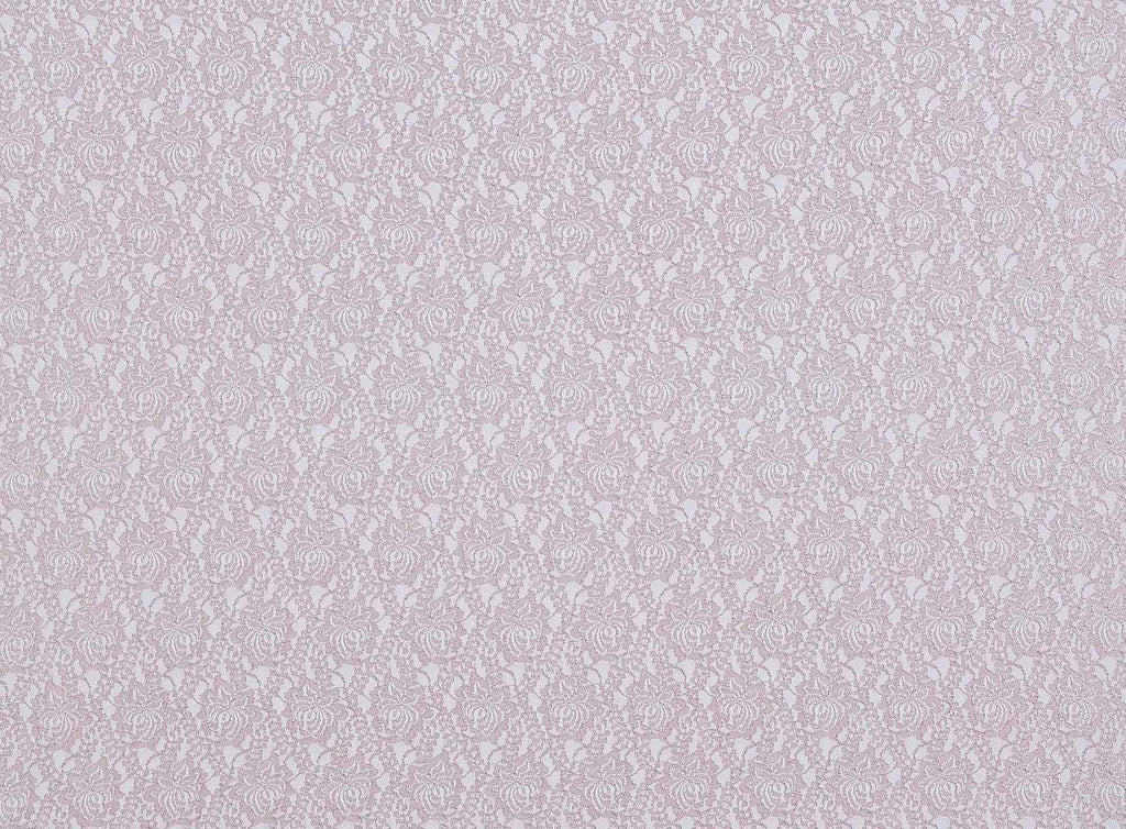 MORE FLORAL LACE GLITTER SCALLOP  | 24149SC-GLITTER TAUPE MIST - Zelouf Fabrics