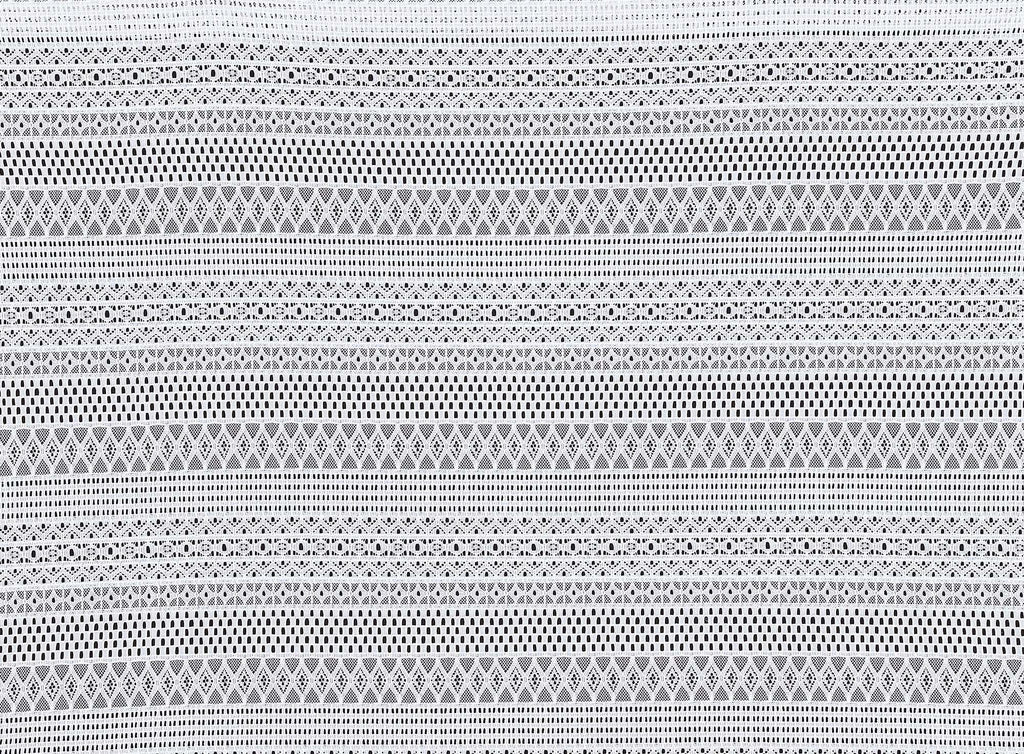 IVORY | 24207 - ARIA ZIG ZAG LACE - Zelouf Fabrics