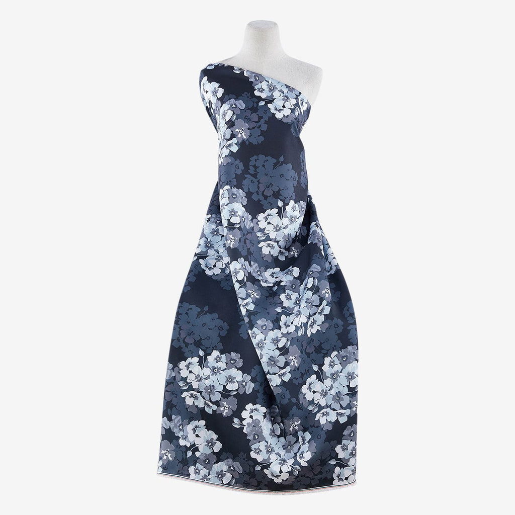 GREY COMBO | 24317-4765DP - GOODNIGHT FLORAL PRINT MIKADO - Zelouf Fabrics