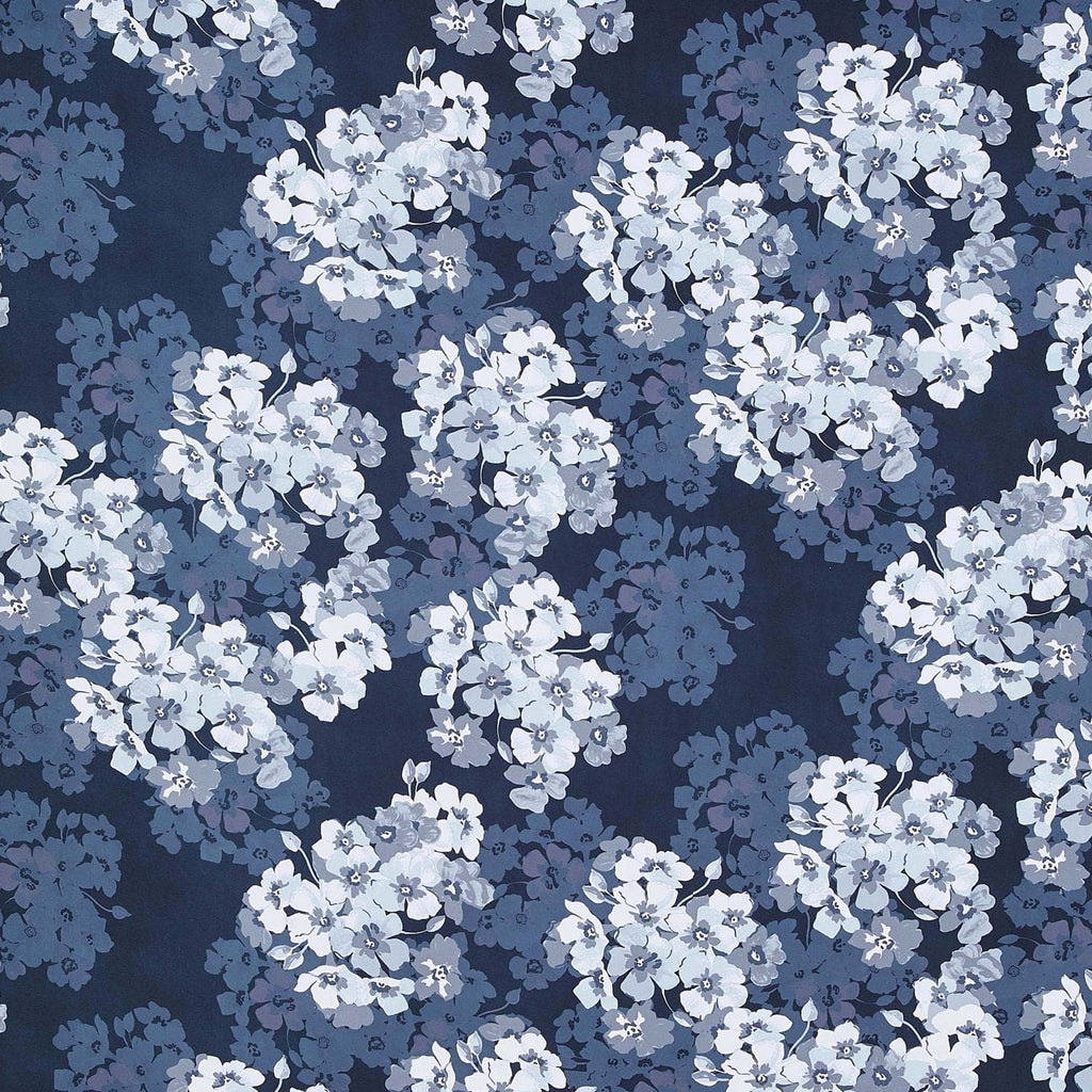 GOODNIGHT FLORAL PRINT MIKADO  | 24317-4765DP GREY COMBO - Zelouf Fabrics