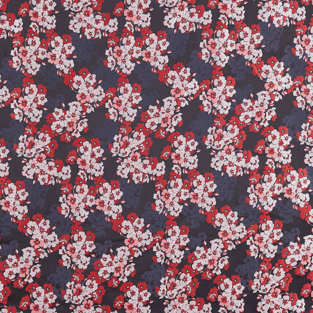 RED COMBO | 24317 - MERZIG FLORAL PRINT JACQUARD - Zelouf Fabric